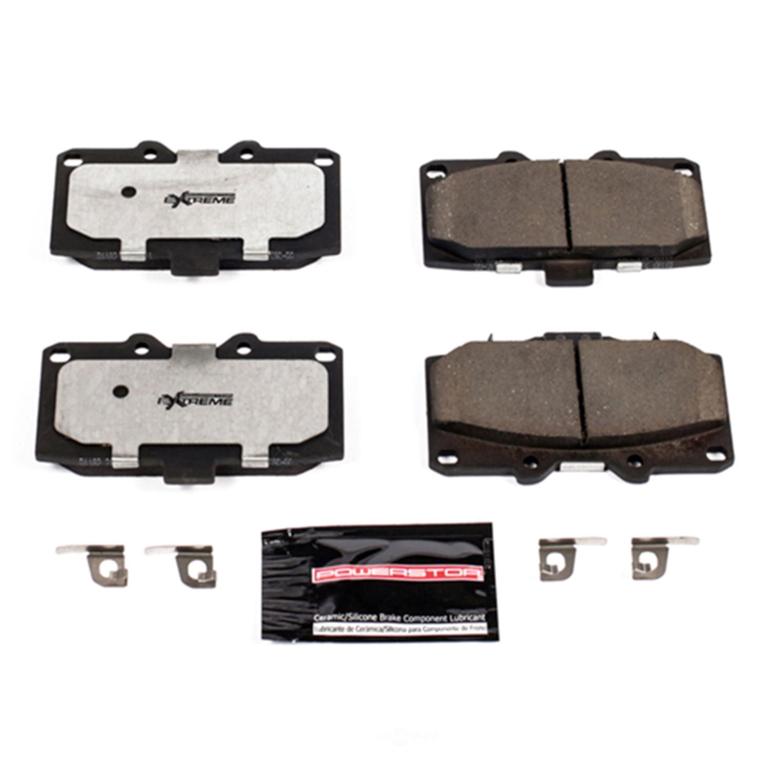 Power Stop Z26-1182 Brake Pads Z26 Street Warrior Carbon Fiber-Ceramic Brake Pads for 2006 Subaru Impreza WRX Limited 2007 Subaru Impreza WRX TR