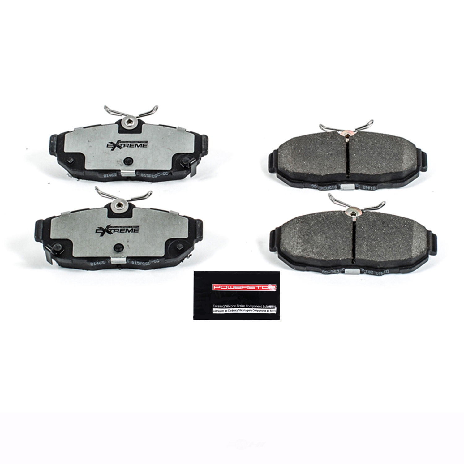 PowerStop Z26-1465 Z26 Street Warrior Carbon Fiber-Ceramic Brake Pads with Hardware Fits select: 2011-2014 FORD MUSTANG
