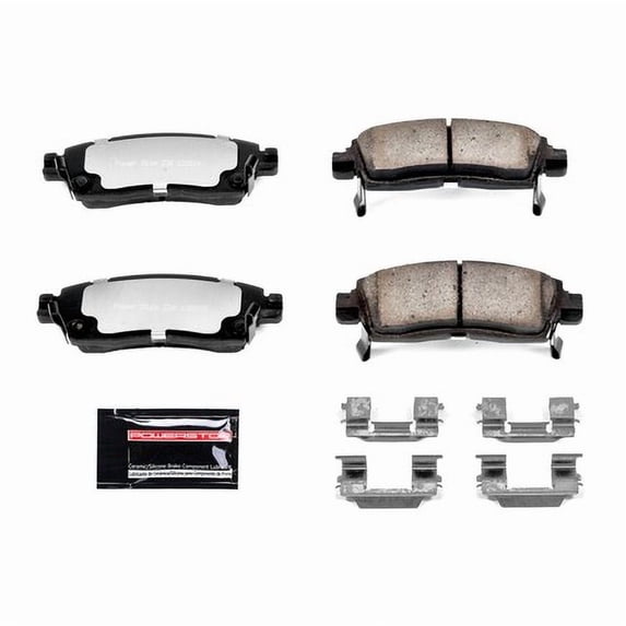 PowerStop Z36-856 Disc Brake Pad Set Chrysler, Dodge, Jeep (Drum) Disc Brake Pad Set - Front