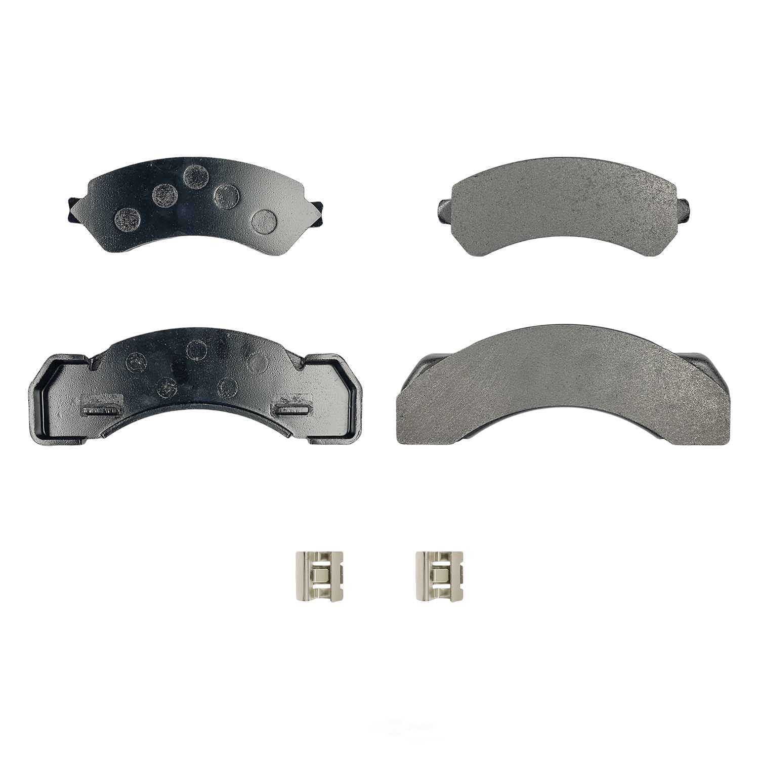 PowerStop Z47-184 Z47 MD and Fleet Carbon-Fiber Semi-Met Brake Pads with Hardware Kit
