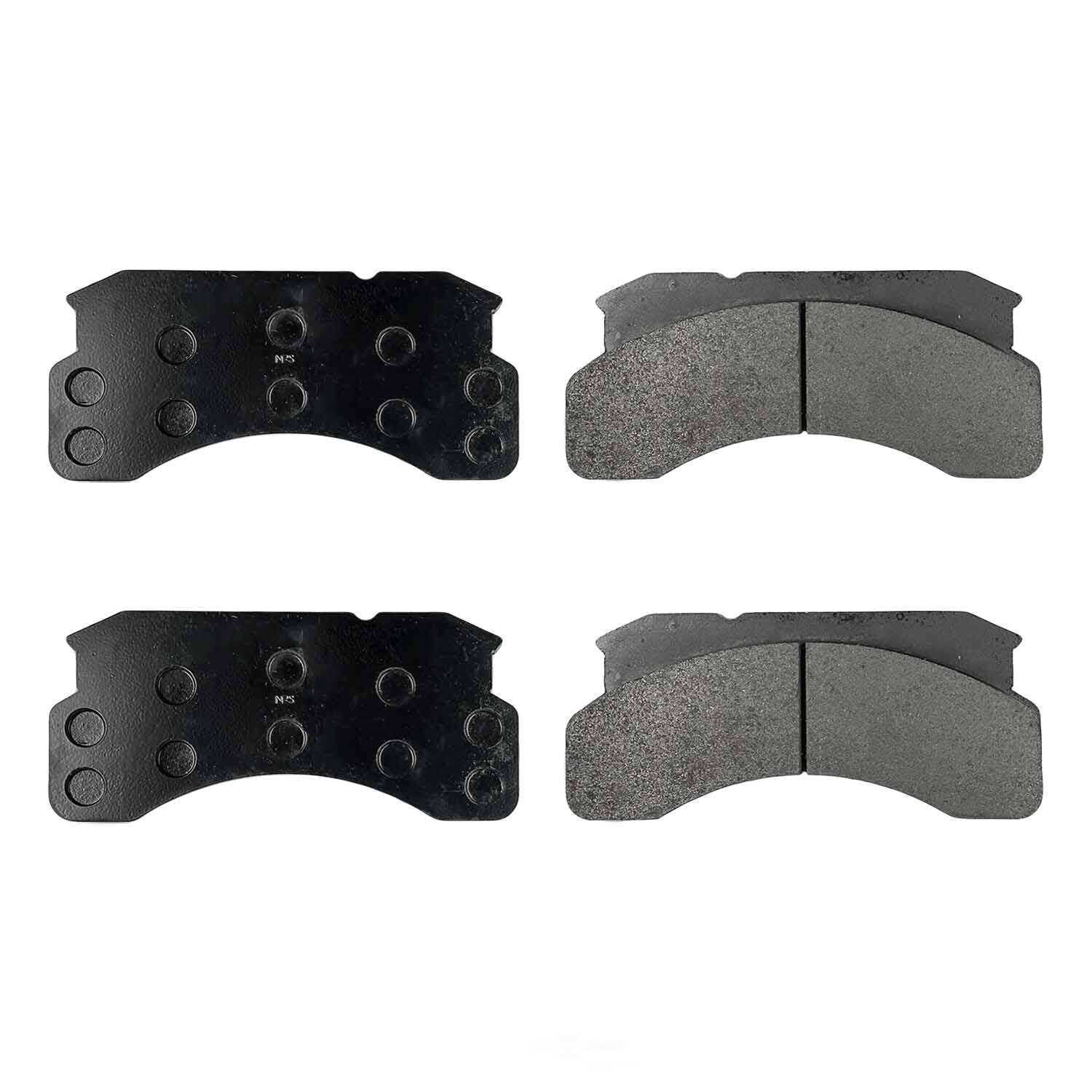 PowerStop Z47-236 Z47 MD and Fleet Carbon-Fiber Semi-Met Brake Pads with Hardware Kit