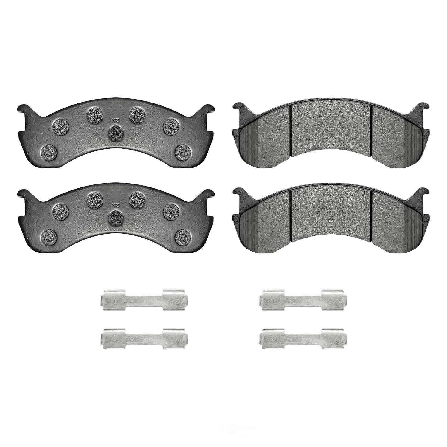 PowerStop Z47-786 Z47 MD and Fleet Carbon-Fiber Semi-Met Brake Pads with Hardware Kit