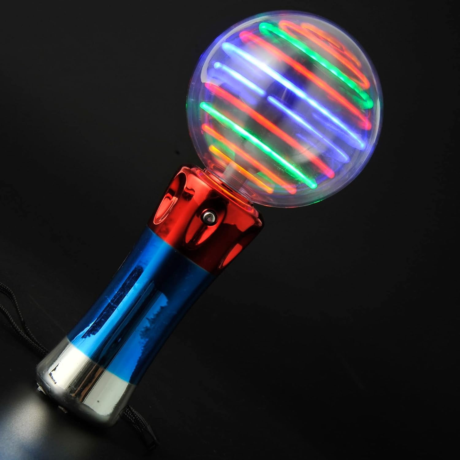 PowerTRC Light Up Magic Wand Toy for Kids, Spinning and Flashing LED ...