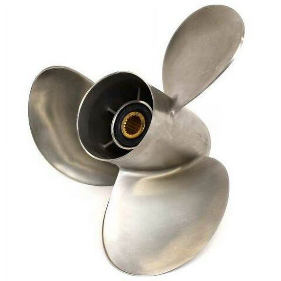PowerTech Bravo II Boat Propeller M400BRA3L19S | LH 18.5 x 19P Stainless