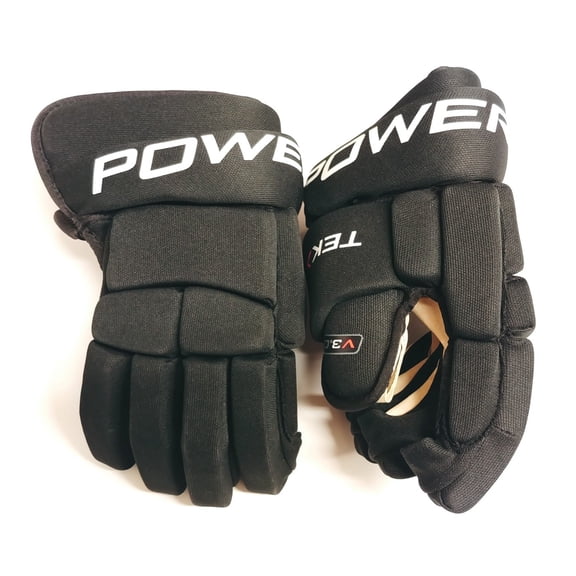PowerTek V3.0 Tek JUNIOR or ADULT Ice Hockey Player Gloves, Full Motion Cuff