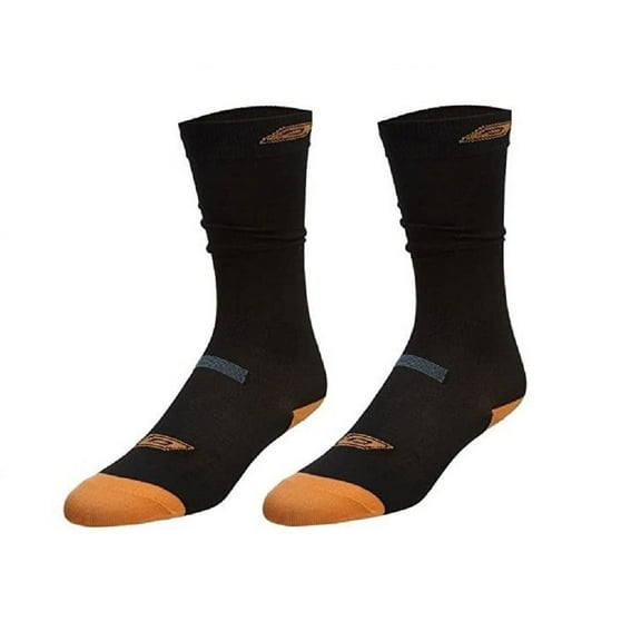 PowerTek v3.0 Roller / Ice Hockey SHORT Compression Skate Socks - (2) Pair Pack