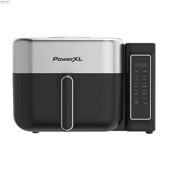 Open Box PowerXL 6.3 Quart AIRMAX Air Fryer Oven with 4 Pre-Sets, Two Tier Compact Design