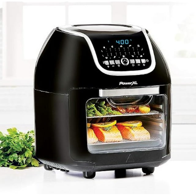PowerXL Vortex Air Fryer Pro Plus, 10Quart Capacity, 1700 Watts, Black