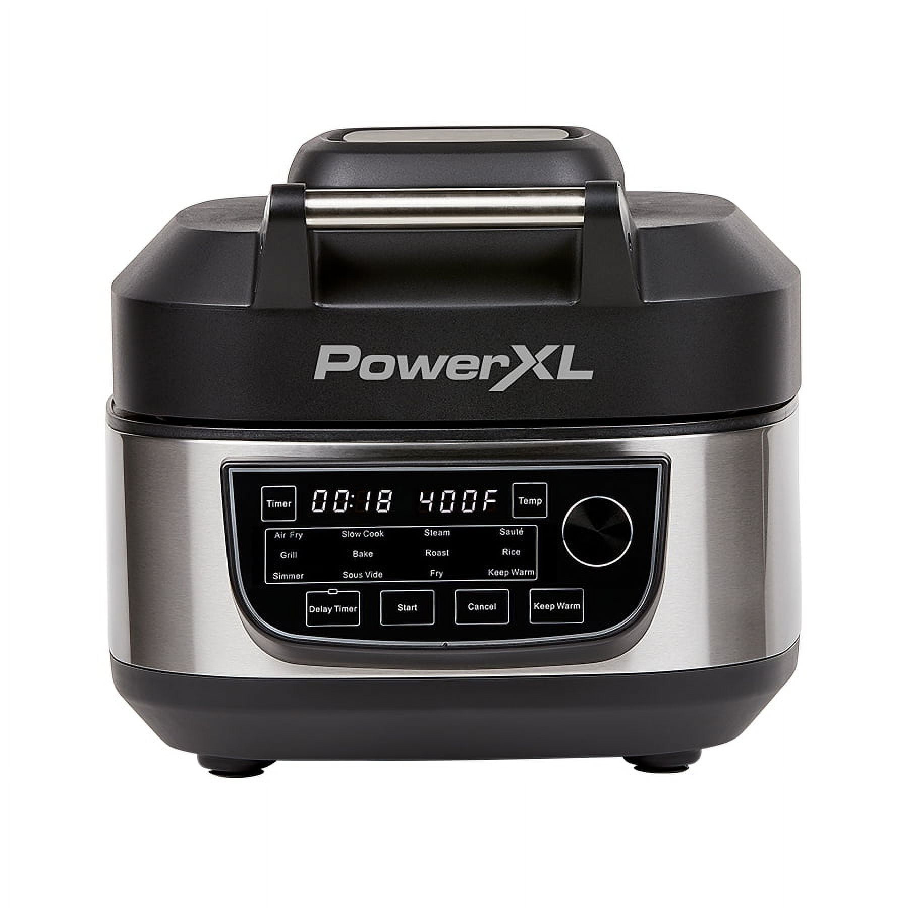 PowerXL Grill Air Fryer Home - Indoor Electric Grill & 5.5 Quart Air Fryer  NEW 752356837617