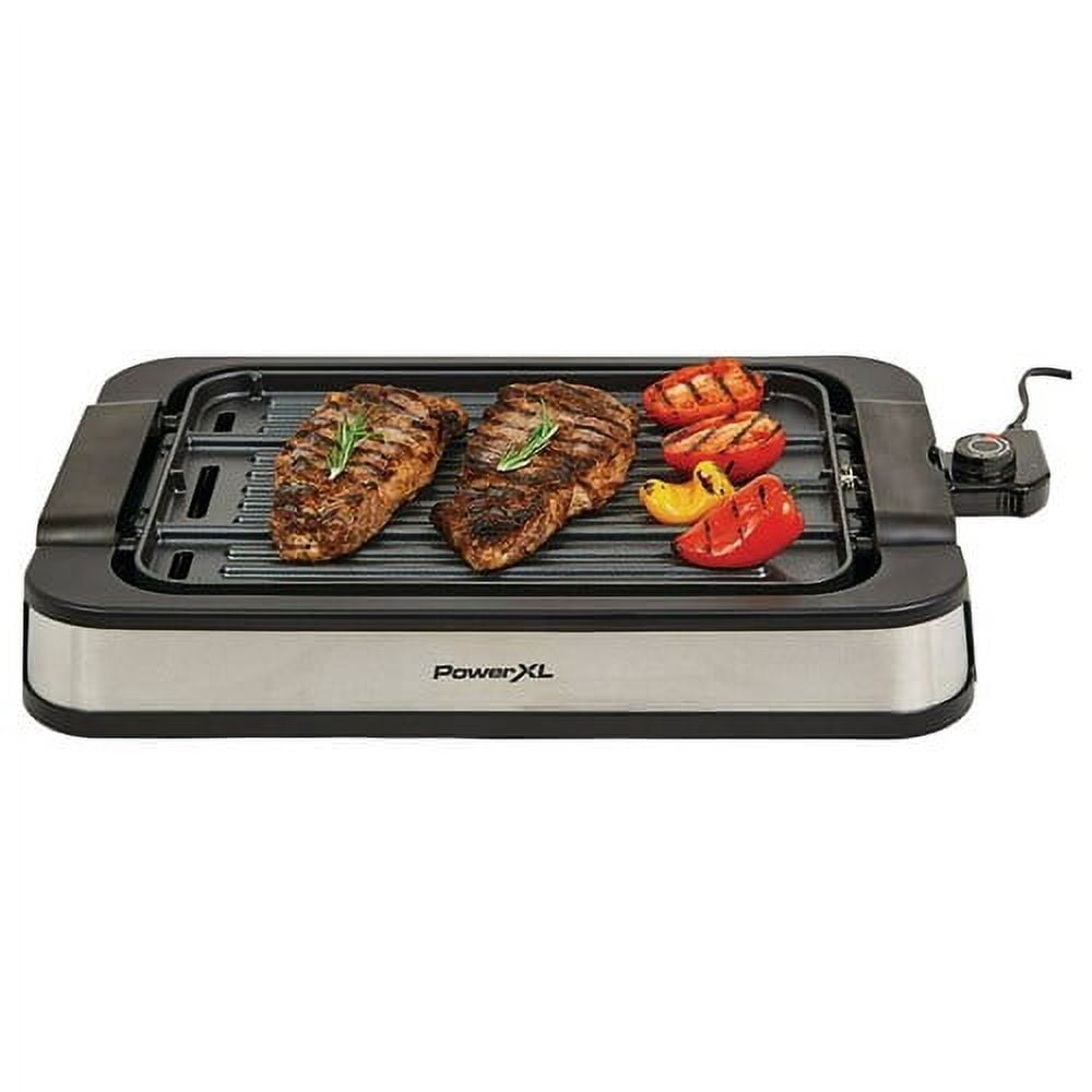 PowerXL Premium Indoor Electric Grill with Reversible & Removable Grill  Plate 