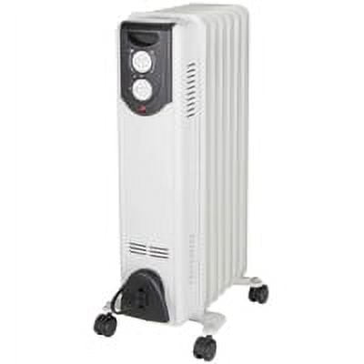 PowerZone DF-150P9-7 Oil Filled Radiator Electric Heater, 600W/900W/1500W -  Walmart.com