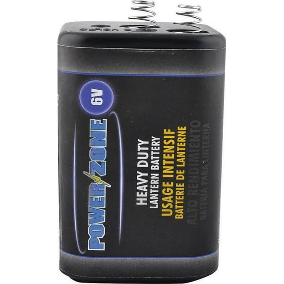POWER ZONE 4R25 Heavy Duty 6V Lantern Battery