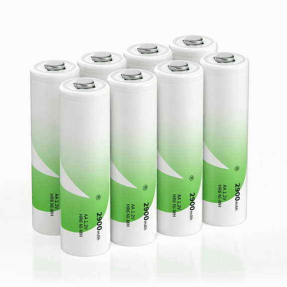 Poweradd 8x AA 2900mah 1.2V Rechargeable Batteries NIMH ,16 Packs Triple A ,for Toys ,Remote Control, LED Torch