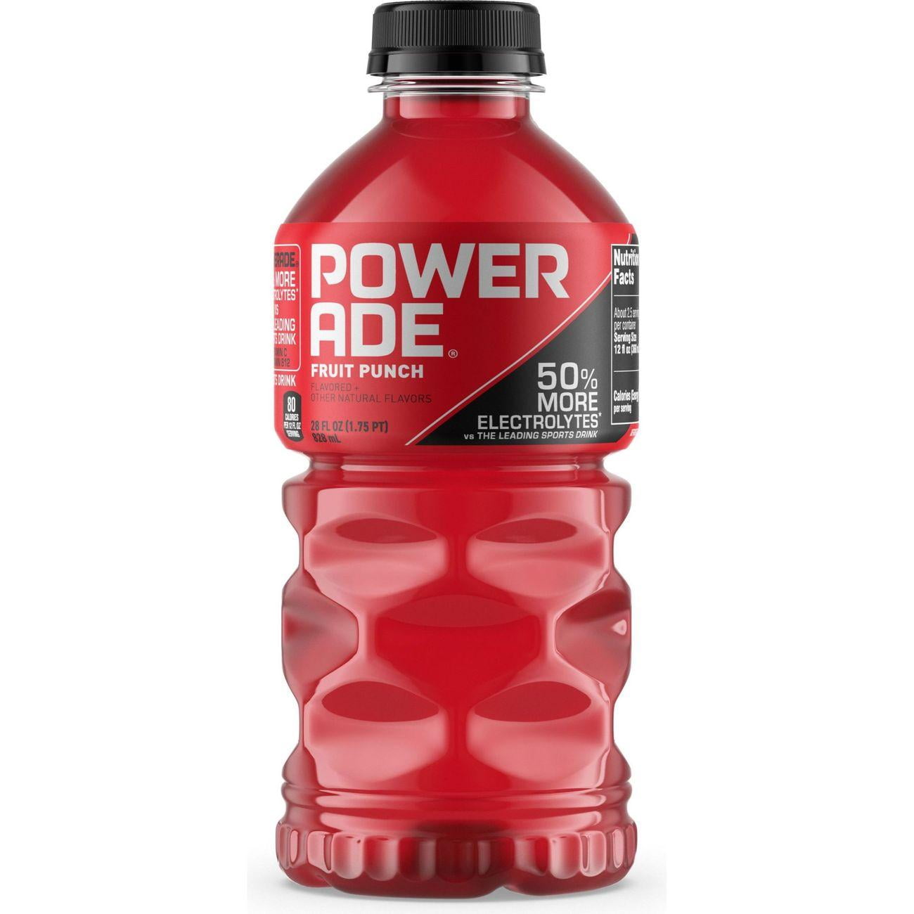 Powerade Fruit Punch Sports Drink - 28 oz- Pack of 2 - Walmart.com