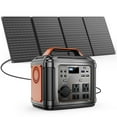 thumbnail image 1 of Powerbank 300w Portable Power Station with 60w Solar Panel for Camping Solar Generator 296Wh 80000mAh Lithium Battery, 1 of 7
