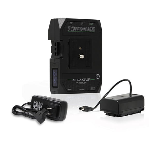 Core SWX Powerbase EDGE Small Form 49Wh 14.8V Cine V-Mount Battery Pack for Select Panasonic Cameras