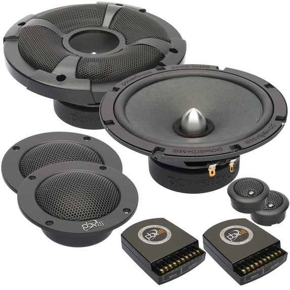 PowerBass 2XL-63.3C - 6.5" 3-Way Component Speakers - Pair