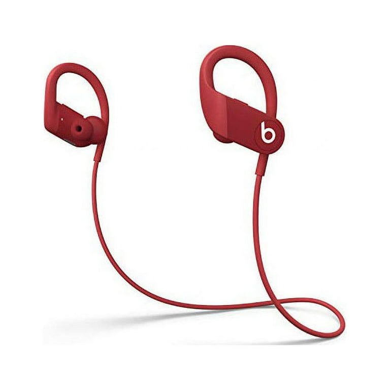 Powerbeats High Performance Wireless Earphones Apple H1 Headphone Chip Class 1 Bluetooth 15 Hours of Listening Time Sweat Resistant Earbuds Red Latest Model Walmart
