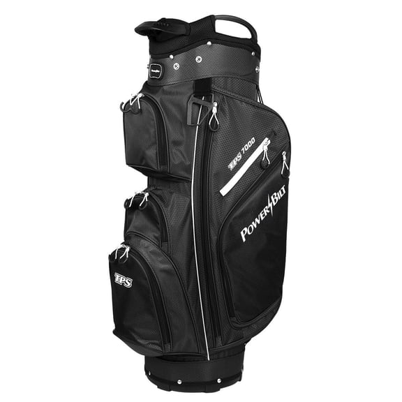 Powerbilt TP 7000 Lightweight Golf Cart Bag - Black/White