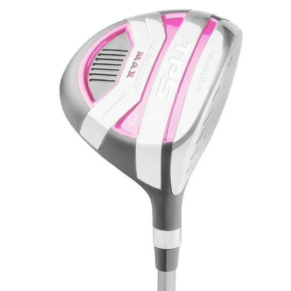 PowerBilt Golf Women's TPS Blackout Max Fairway Wood, #3W(15*) Graphite Ladies - Right-Handed