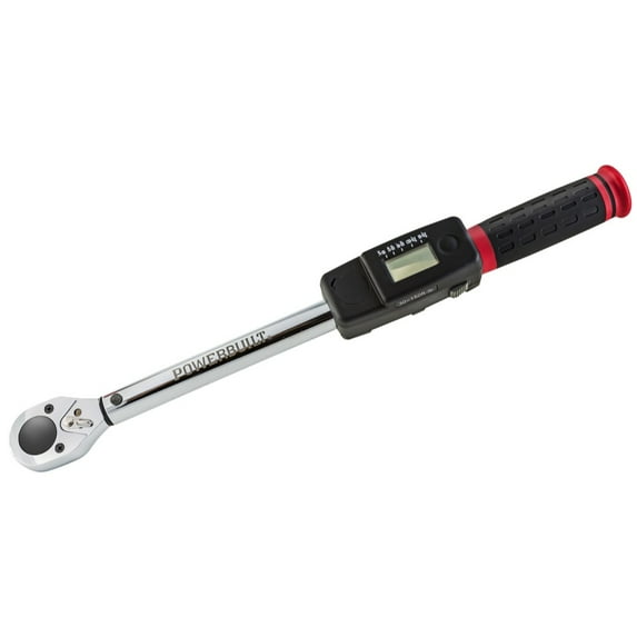 Powerbuilt 1/2" Dr. Ratcheting Digital Torque Wrench 30-150 ft.lbs. - 944004