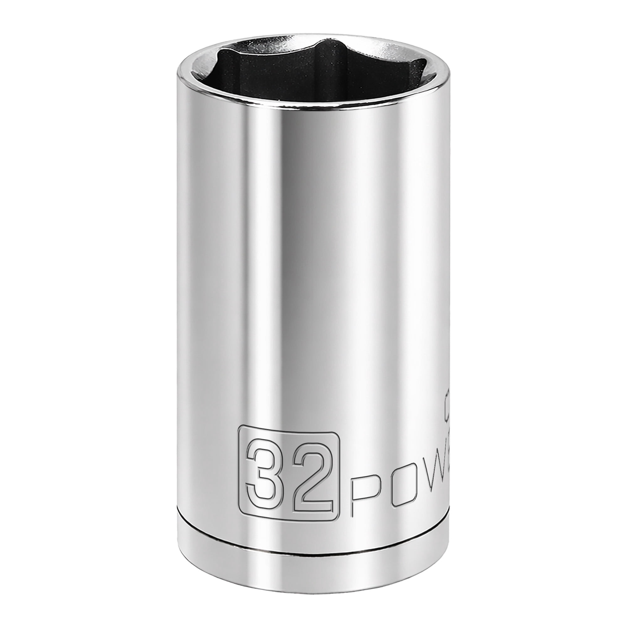 Powerbuilt 1/2 Inch Drive 32 MM 6 Point Deep Socket - 940123 - Walmart.com
