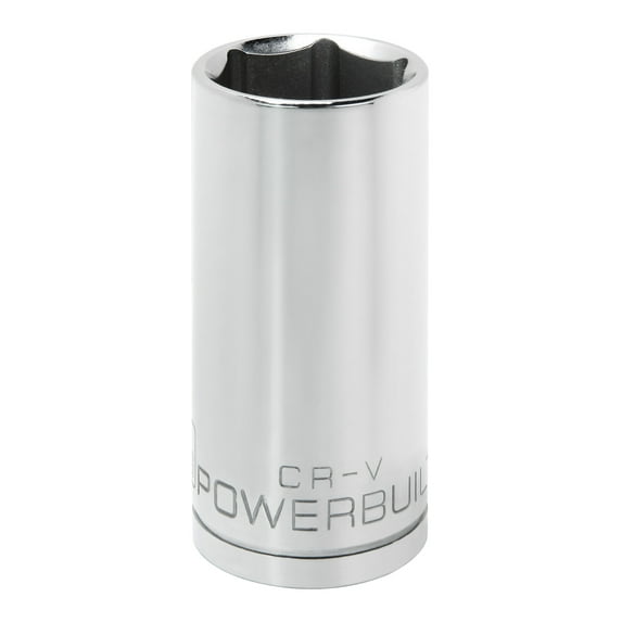 Powerbuilt 1/2 Inch Drive x 1-1/16 Inch 6 Point Deep Socket - 648217