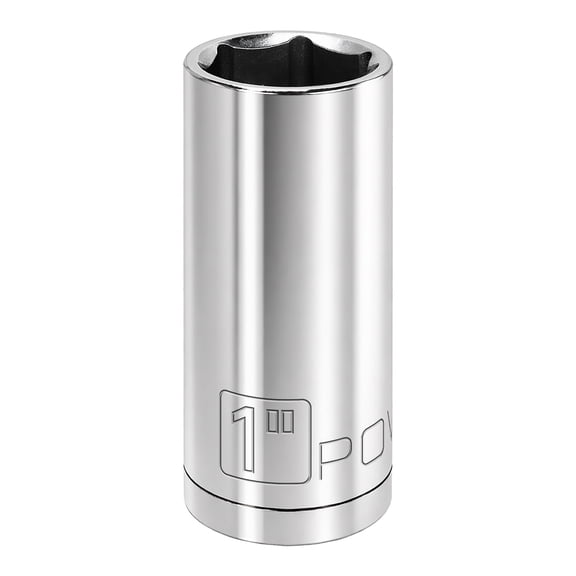 Powerbuilt 1/2 Inch Drive x 1 Inch 6 Point Deep Socket - 642207