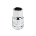 thumbnail image 1 of Powerbuilt 1/2 Inch Drive x 12 MM 12 Point Shallow Socket - 642031, 1 of 5