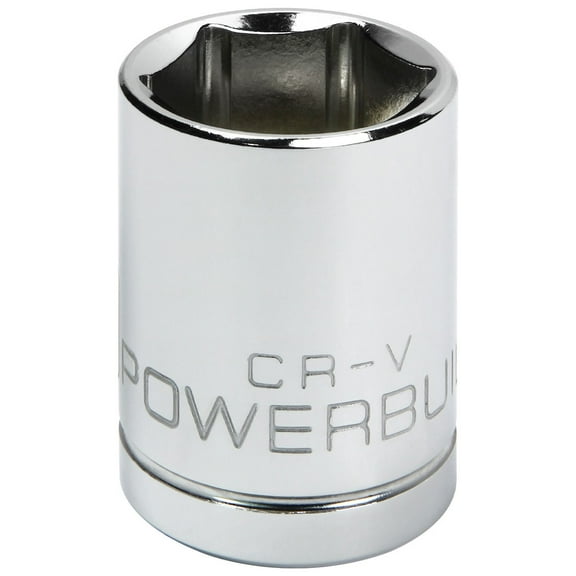 Powerbuilt 1/2 Inch Drive x 21 MM 6 Point Shallow Socket - 940098