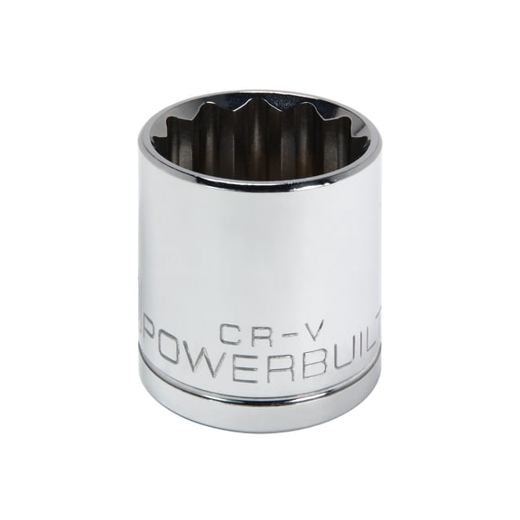 Powerbuilt 1/2 Inch Drive x 29 MM 12 Point Shallow Socket - 642035