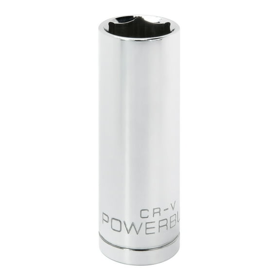 Powerbuilt 1/2 Inch Drive x 3/4 Inch 6 Point Deep Socket - 642203