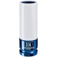 thumbnail image 1 of Powerbuilt 1/2 Inch Drive x 3/4 Inch Thin Wall Color Lug Nut Socket - 941042, 1 of 5