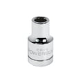 thumbnail image 1 of Powerbuilt 1/2 Inch Drive x 9 MM 12 Point Shallow Socket - 641764, 1 of 5