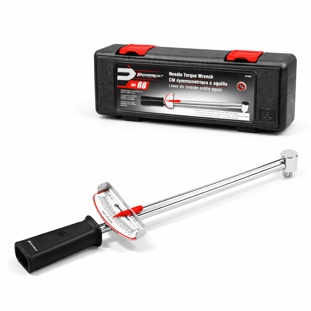 Powerbuilt 1/2 Inch Needle Type Torque Wrench Kit - 944050