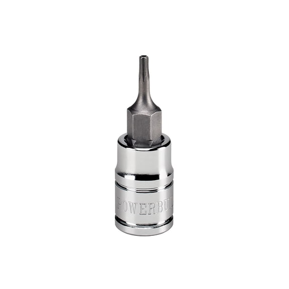 Powerbuilt 1/4 Inch Drive T-7 Tamper Proof Torx Bit Socket - 648195
