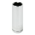 thumbnail image 1 of Powerbuilt 1/4 Inch Drive x 1/2 Inch 6 Point Deep Socket - 648297, 1 of 5