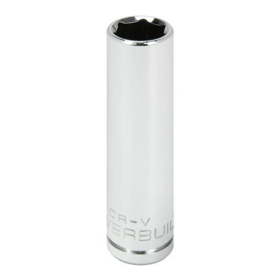 Powerbuilt 1/4 Inch Drive x 11/32 Inch 6 Point Deep Socket - 648294