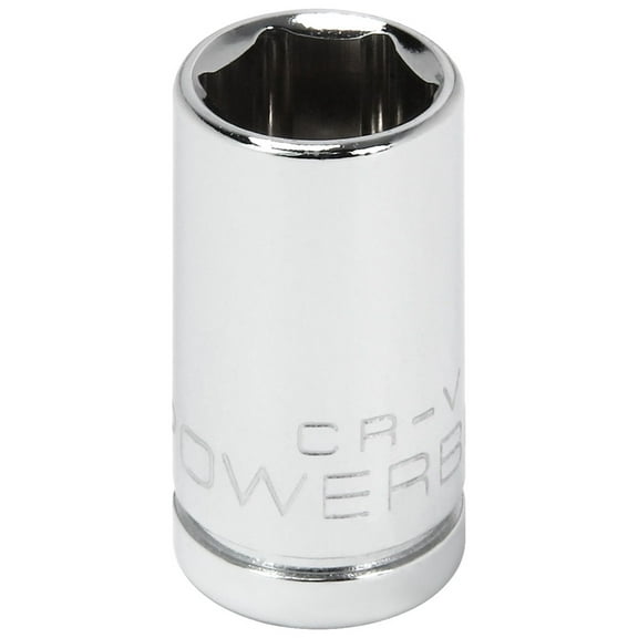 Powerbuilt 1/4 Inch Drive x 11/32 Inch 6 Point Shallow Socket - 648276