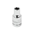 thumbnail image 1 of Powerbuilt 1/4 Inch Drive x 5 MM 6 Point Shallow Socket - 648281, 1 of 5