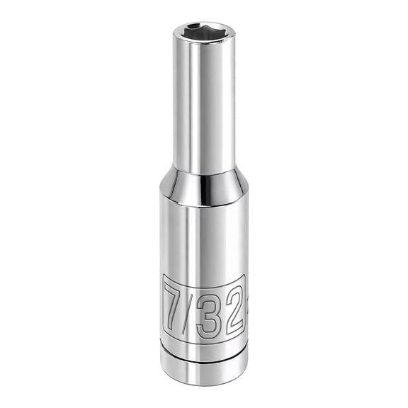 Powerbuilt 1/4 Inch Drive x 7/32 Inch 6 Point Deep Socket - 948309