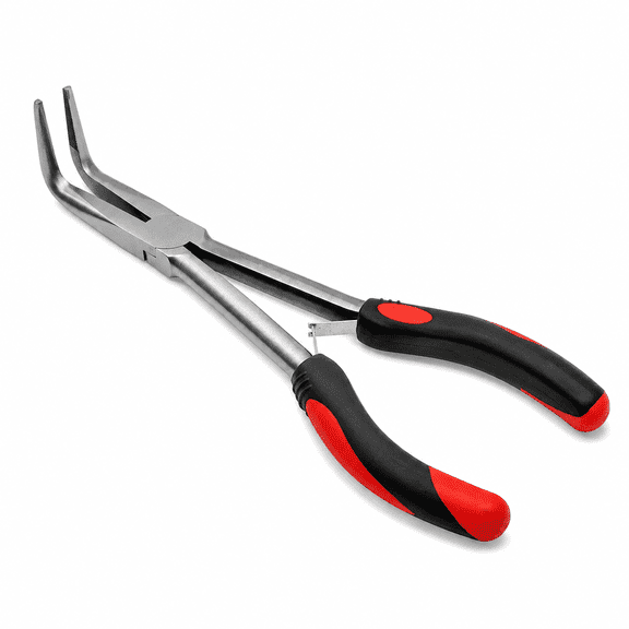 Powerbuilt 11 Inch 90 Long Reach Long Nose Pliers - 640862
