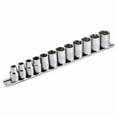 thumbnail image 1 of Powerbuilt 12 Piece 3/8 In Drive 6 Point Shallow Metric Socket Set - 645008, 1 of 7