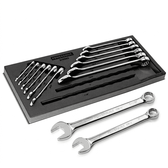 Powerbuilt 14 Piece Pro Tech SAE Combination Wrench Set - 949000