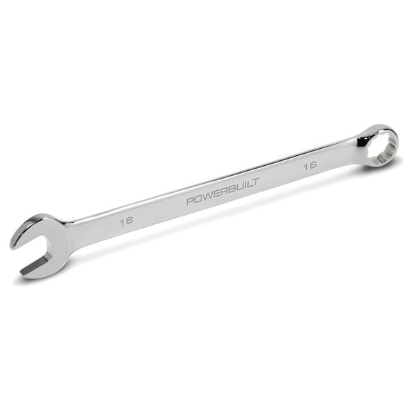Powerbuilt 16 MM Fully Polished Long Pattern Metric Combination Wrench - 640451