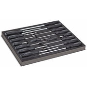 Powerbuilt 17 Piece Pro Tech Double Injection Screwdriver Set - 949018