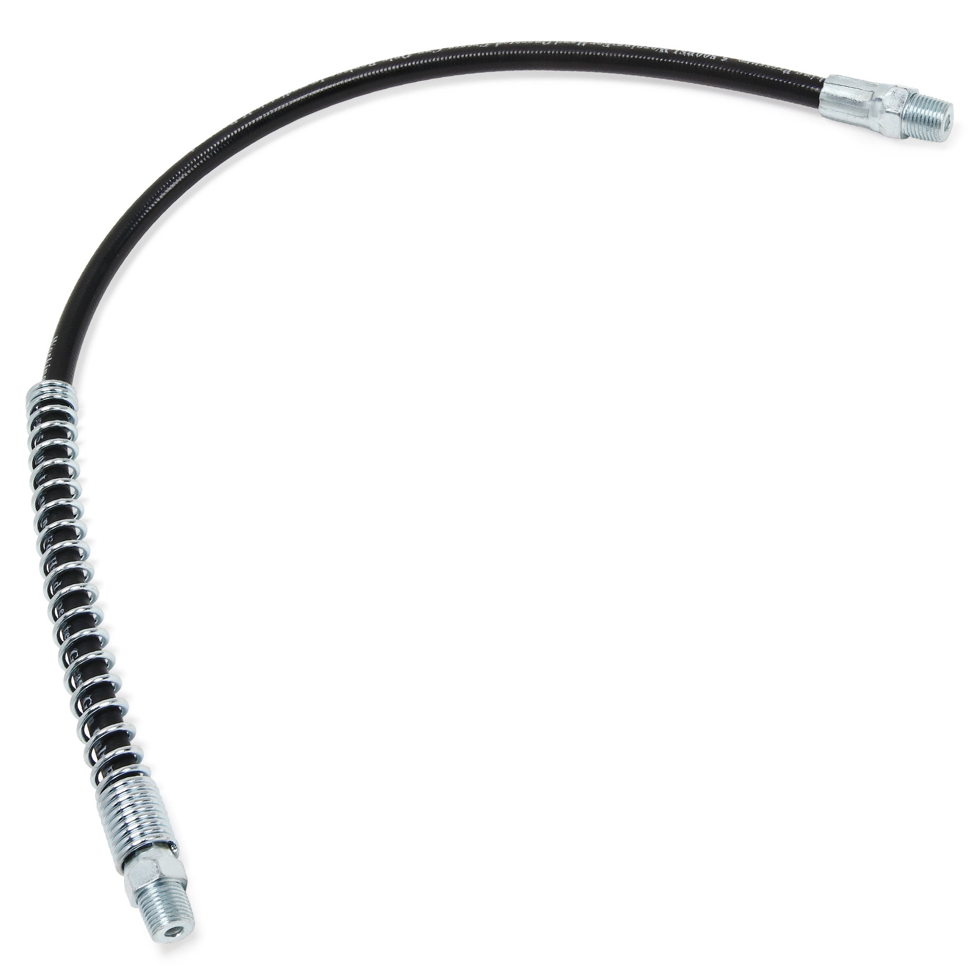 Powerbuilt 18 in. HeavyDuty Grease Gun Flex Hose with Spring Protector