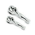 thumbnail image 1 of Powerbuilt 2 Piece 1/4 Inch and 3/8 Inch Drive 72 Tooth Stubby Ratchet Set - 640927, 1 of 5