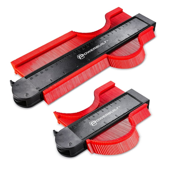 Powerbuilt 2 Piece Contour Gauge Set - 240353