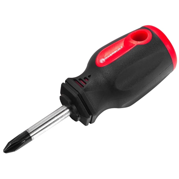 Powerbuilt #2 x 1-1/2 Inch Phillips Screwdriver with Double Injection Handle - 646163